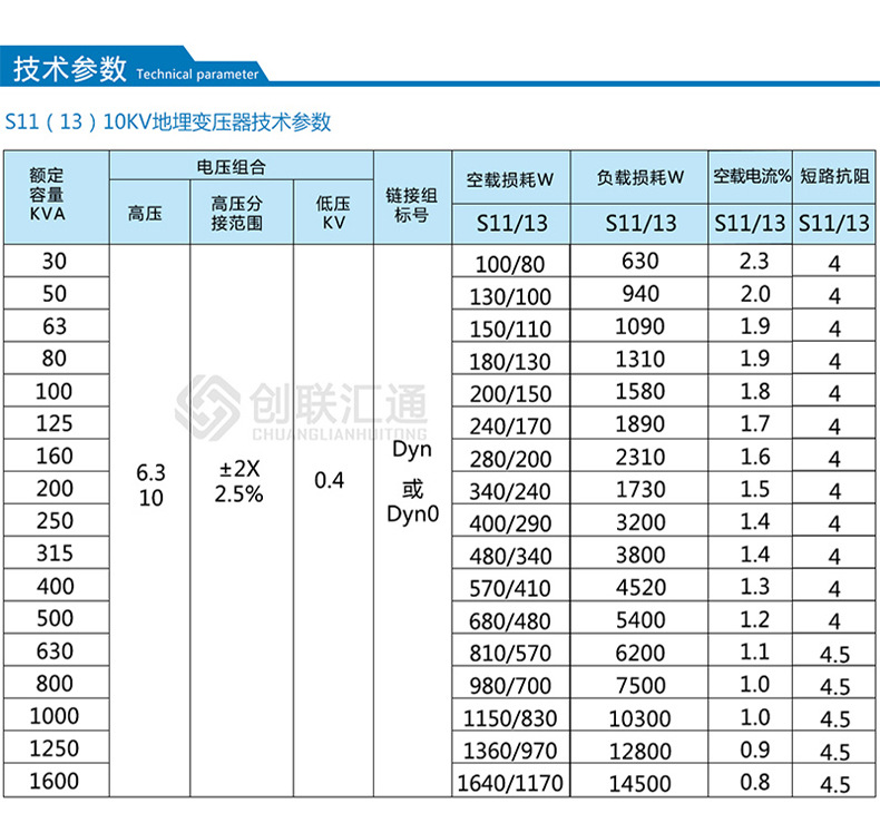 S11-MRD地埋式變壓器 高壓油浸 防腐防潮 廠家直銷(xiāo)特惠可定制-創(chuàng)聯(lián)匯通示例圖3